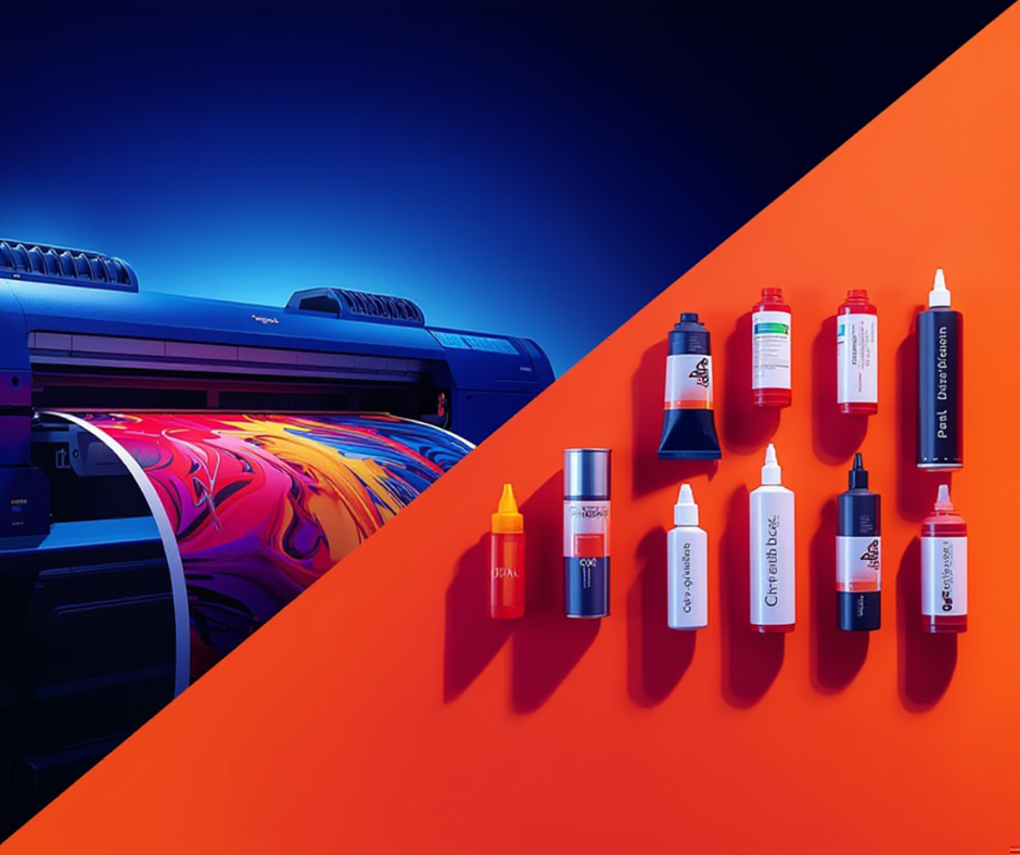 Facebook Banner with Digital Printer Action